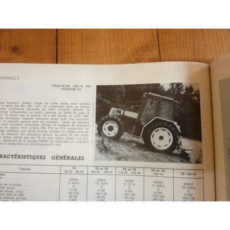 95 a 133 TX - TS  Revue Technique Agricole Renault