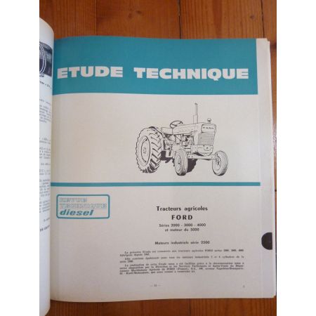 2000 à 5000 Revue Technique Agricole Ford