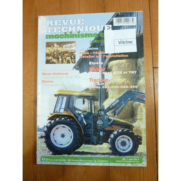 Ceres 325 a 355  Revue Technique Agricole Renault