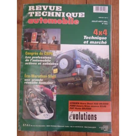RTA0641 Revue technique 4x4 TECHNIQUES et MARCHE