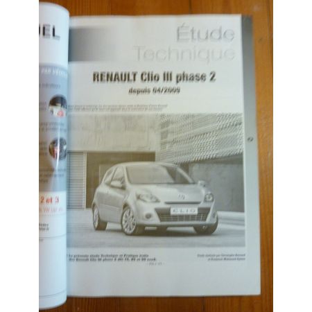 Clio III Ph 2 09- Revue Technique Renault