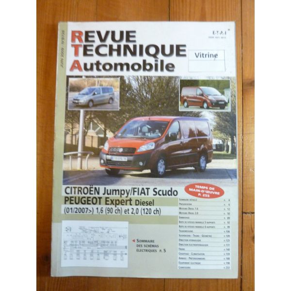Jumpy, Scudo, Expert D 07- Revue Technique Citroen FIAT PEUGEOT