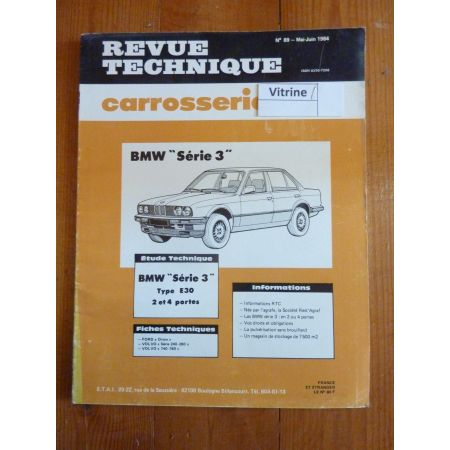 carrosserie BMW Série 3 E30 2 et 4 portes RTC0089C