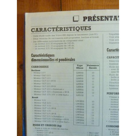 850 Revue Technique Volvo