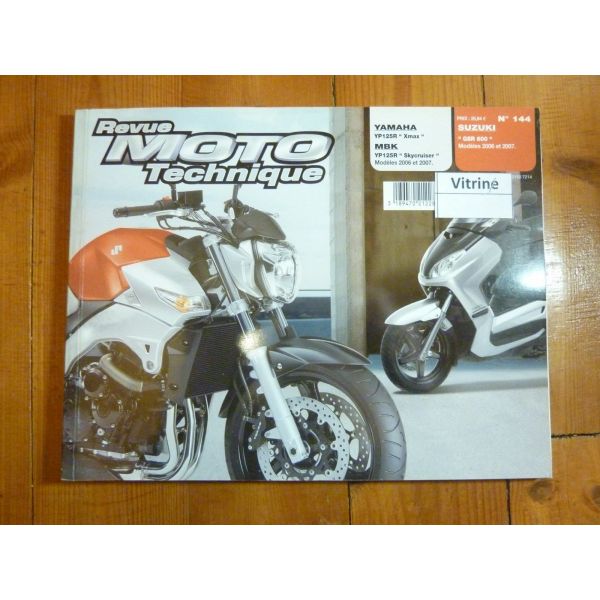 GSR600 YP125R Revue Technique moto Mbk Suzuki Yamaha