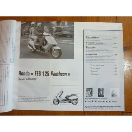 FES125 FZ1 Fazer Revue Technique moto Honda Yamaha