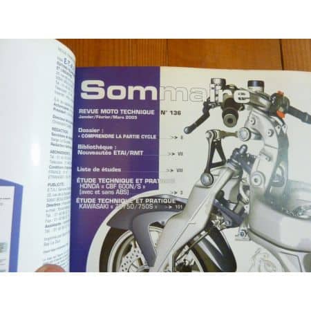 CBF600 Z750 Revue Technique moto Honda Kawasaki