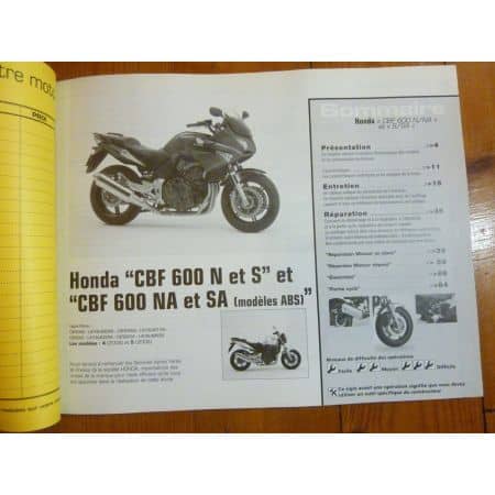 CBF600 Z750 Revue Technique moto Honda Kawasaki