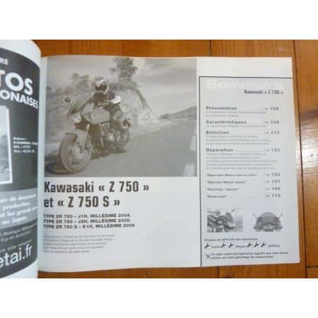 CBF600 Z750 Revue Technique moto Honda Kawasaki