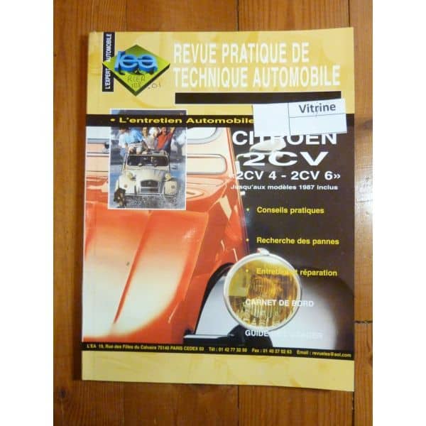 2CV -87 Revue Technique Citroen