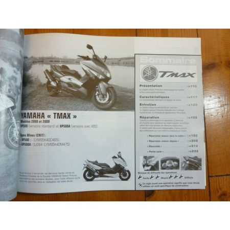 XP500 TMAX XLV700 TRANSALP Revue Technique moto Honda Yamaha