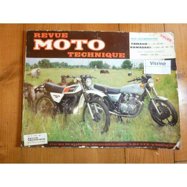 DT125MX Z650 Revue Technique moto Kawasaki Yamaha