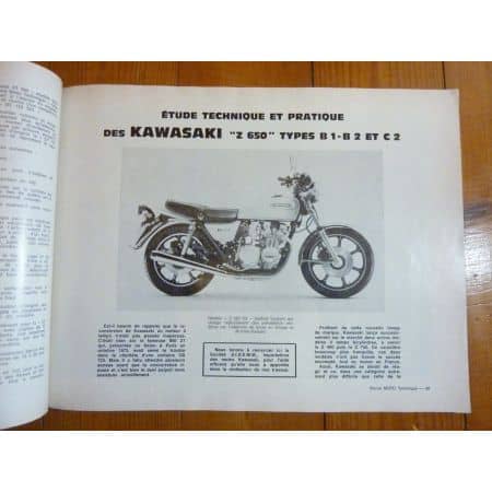 DT125MX Z650 Revue Technique moto Kawasaki Yamaha