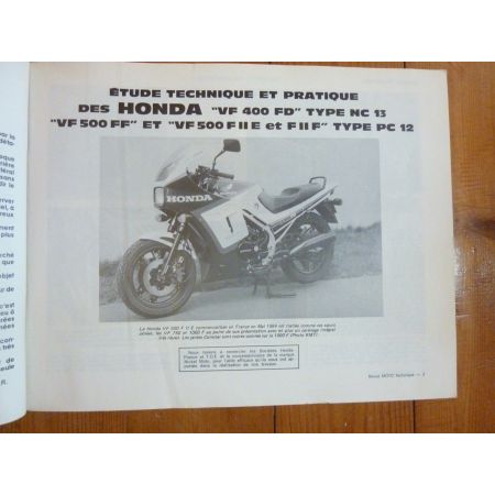 VF400 VF500 FJ1100 FJ1200 Revue Technique moto Honda Yamaha