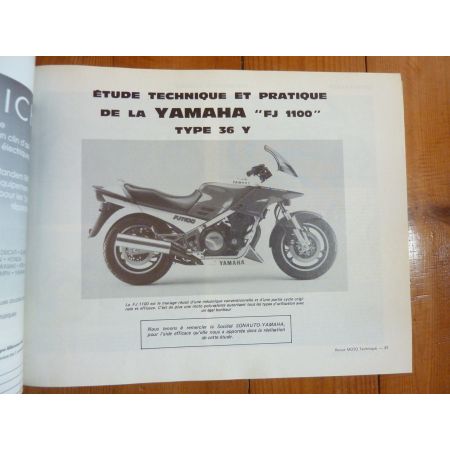 VF400 VF500 FJ1100 FJ1200 Revue Technique moto Honda Yamaha