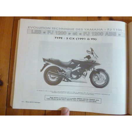 VF400 VF500 FJ1100 FJ1200 Revue Technique moto Honda Yamaha