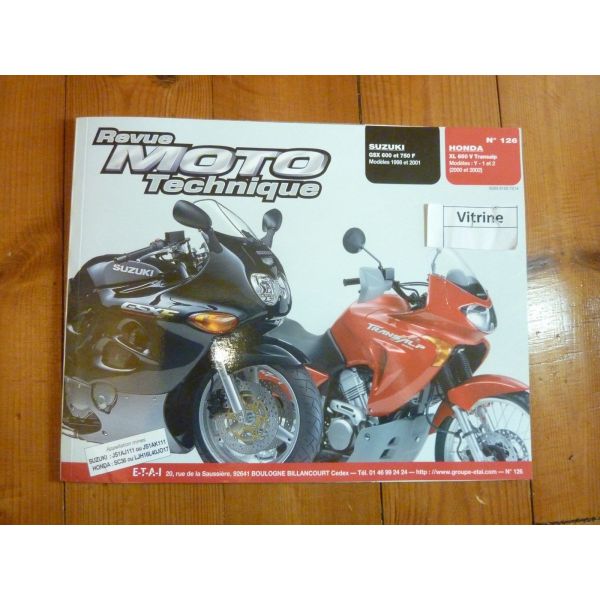 XL650V GSX600 750F Revue Technique moto Honda Suzuki