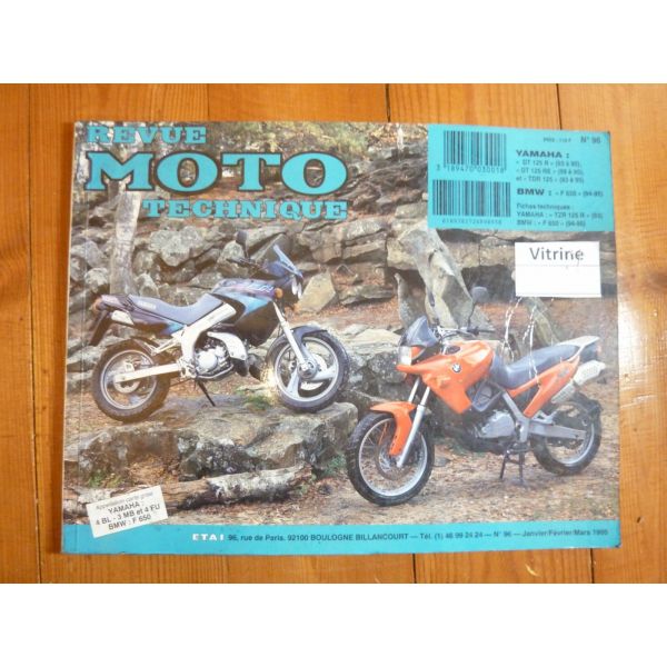 DT125 TDR125 F650 Revue Technique moto Bmw Yamaha