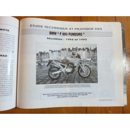 DT125 TDR125 F650 Revue Technique moto Bmw Yamaha