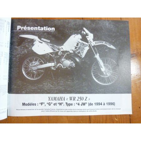 XR600R WR250Z Revue Technique moto Honda Yamaha