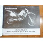 XR600R WR250Z Revue Technique moto Honda Yamaha