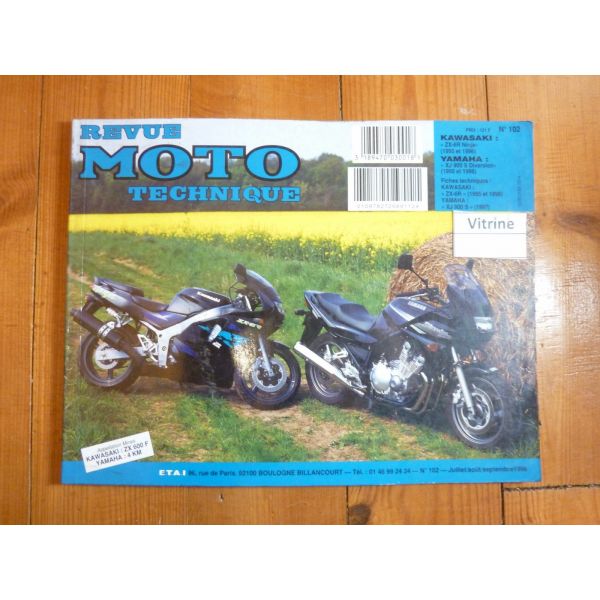 ZX6R XJ900S Diversion Revue Technique moto Kawasaki Yamaha