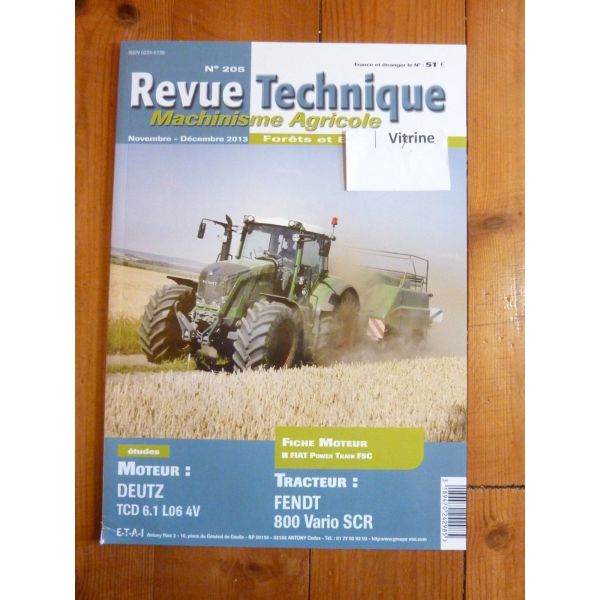 800 Vario Revue Technique Agricole Fendt