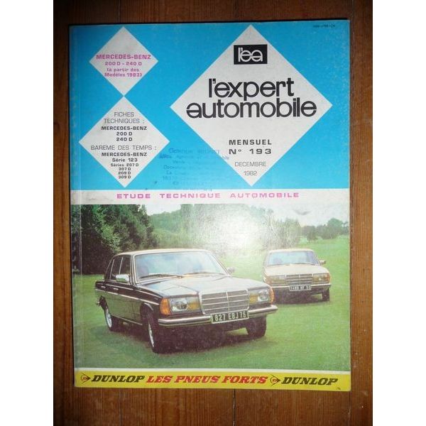 200D 240D Revue Technique Mercedes