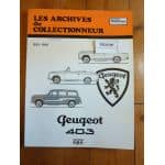 403 55-66 Revue Technique Les Archives Du Collectionneur Peugeot