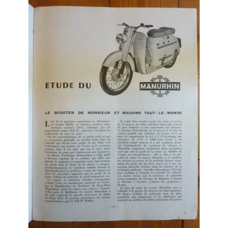 Scooter Hobby Revue Technique moto Manurhin