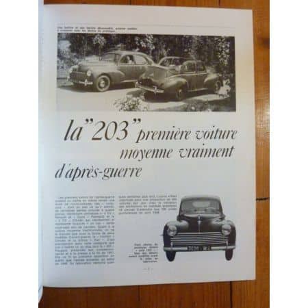 203 48-60 Revue Technique Les Archives Du Collectionneur Peugeot