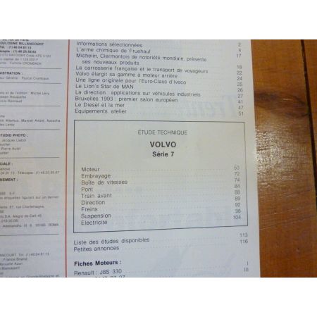 Série 7 Revue Technique PL Volvo
