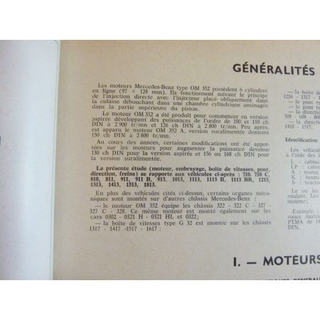 OM352 OM352A Revue Technique PL Mercedes