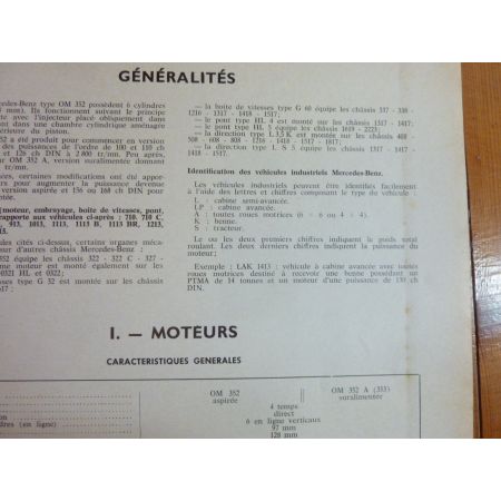 OM352 OM352A Revue Technique PL Mercedes