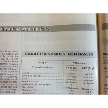 Transporter 91- 1.9D 2.4D Revue Technique Volkswagen