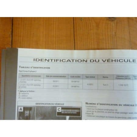 Corsa D 11- Revue Technique opel