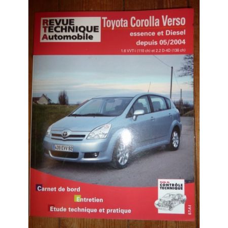 Corolla Verso 04- Revue Technique Toyota