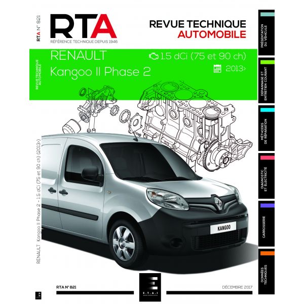 KANGOO II Ph.2:1.5 DCi -13 Revue Technique RENAULT