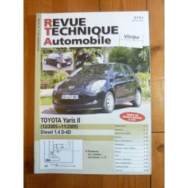 Yaris II 05-09  Revue Technique Toyota
