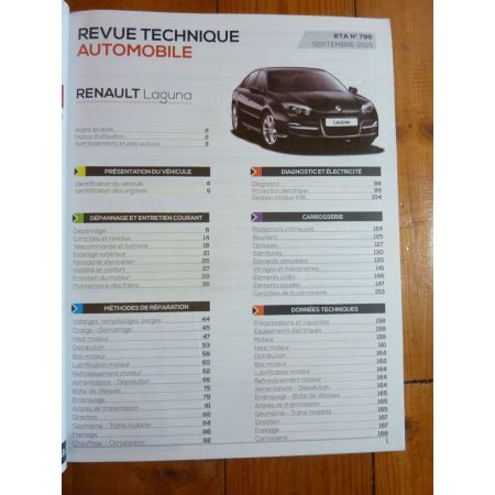 Laguna III 10- Revue Technique Renault