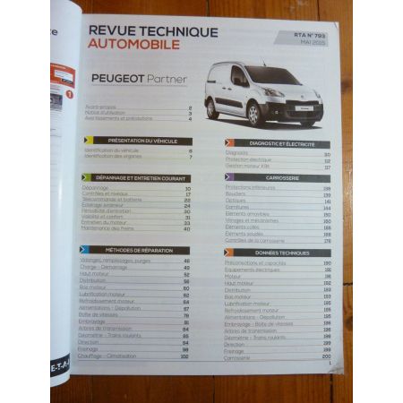 Partner 2 Ph II 02/12-Revue Technique Peugeot