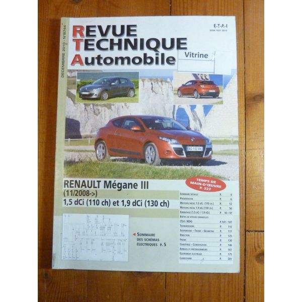 Megane III 08- Revue Technique Renault