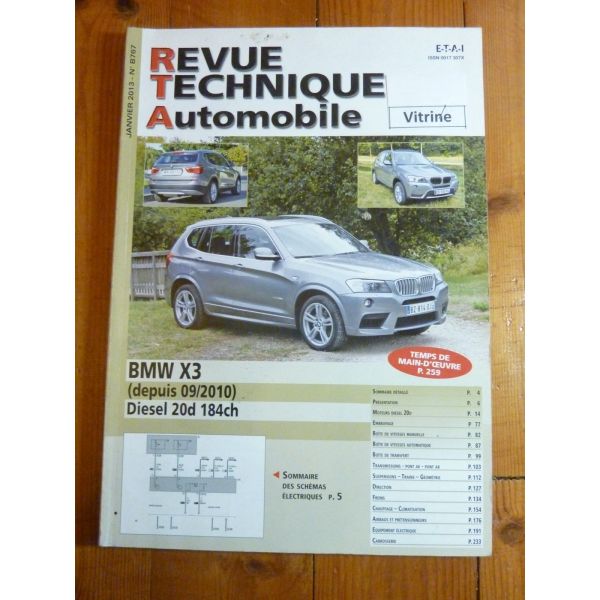 X3 D 10- Revue Technique BMW