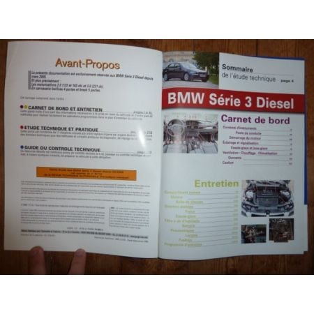 RRTAB0712.5 Revue technique BMW SERIE 3 (E90/E91) Diesel depuis 03/2005 318d 122cv, 320d 163ch, 330d 231cv