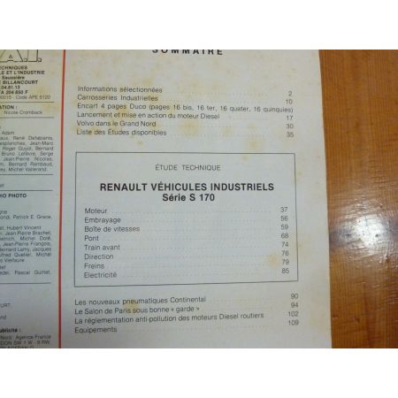 S170 Revue Technique PL Renault