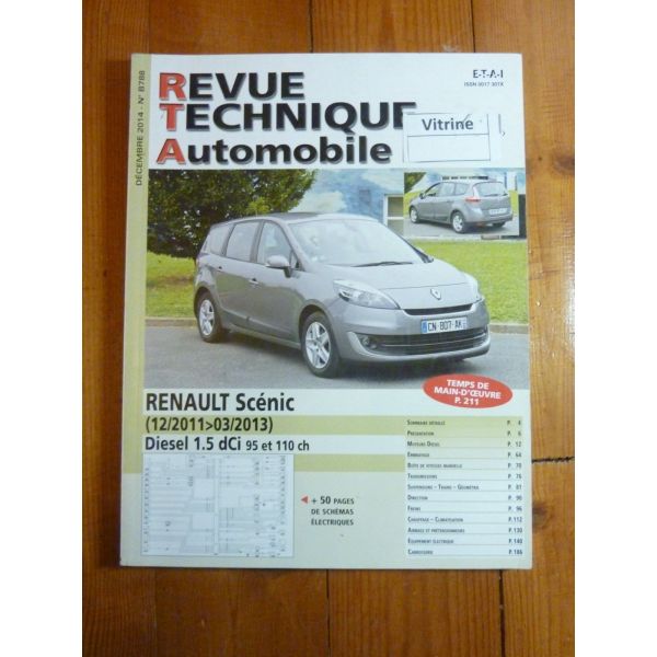 Scenic 11-13 Revue Technique Renault