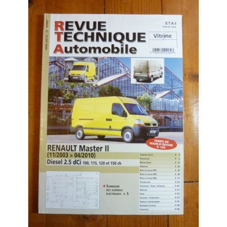 Master 2.5L II 03-10 Revue Technique Renault