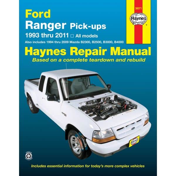 Ranger B2300 a B4000 93-11 Revue Technique Haynes FORD MAZDA Anglais