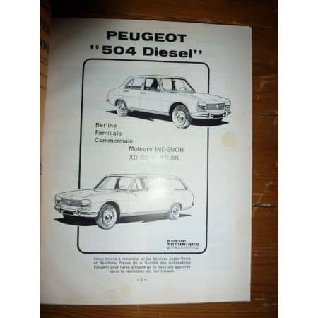 504 Die Revue Technique Peugeot