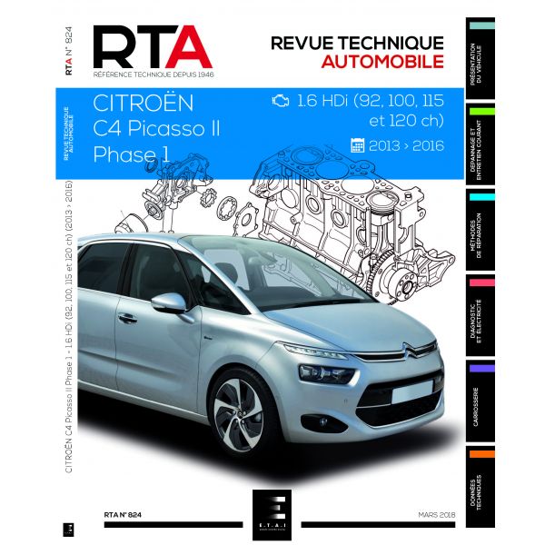 C4 PICASSO II 13-16 Revue Technique CITROEN